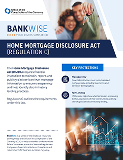 Home Mortgage Disclosure Act fact sheet