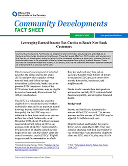 Community Affairs Fact Sheet: Leveraging Earned Income Tax Credits to Reach New Bank Customers