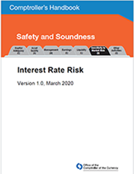 Comptroller's Handbook: Interest Rate Risk Cover Image