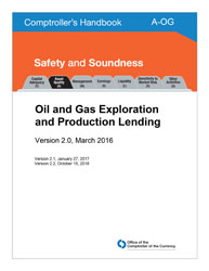 Comptroller's Handbook: Oil and Gas Exploration and Production Lending Cover Image