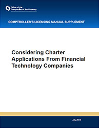 Considering Charter Applications From Financial Technology Companies Cover Image