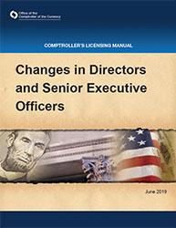 Licensing Manual - Changes in Directors and Senior Executive Officers Cover Image
