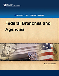 Licensing Manual - Federal Branches and Agencies Cover Image