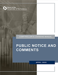 Licensing Manual - Public Notice and Comments Cover Image