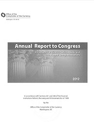 Report to Congress on Preserving and Promoting Minority Depository Institutions 2012 Cover Image